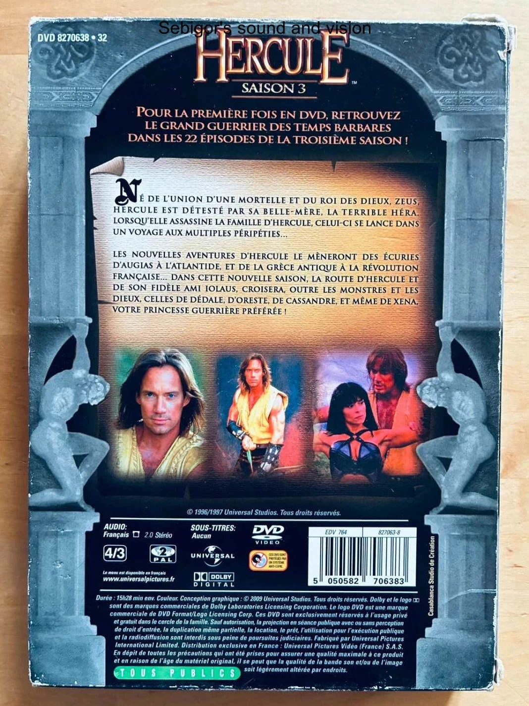 Coffret 6 DVD serie Hercules seizoen 3. – photo 2